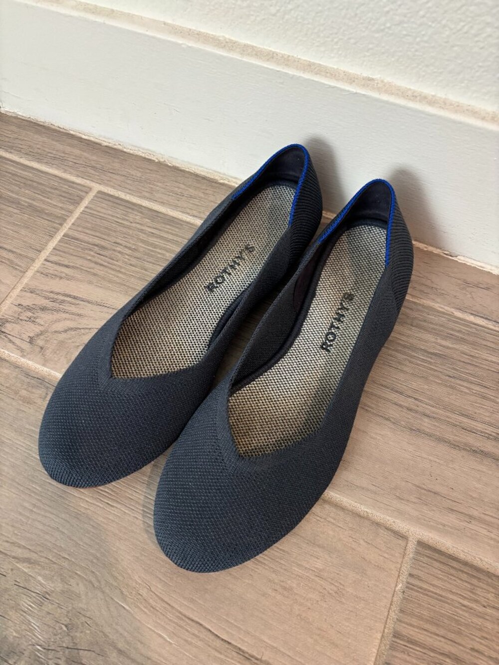 Rothy's The Daily Flat, size 9, navy
